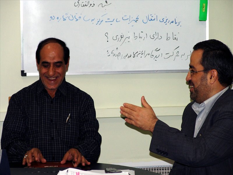 ابلاغ حکم مدیر عاملی مهندس رضا پاک نهاد