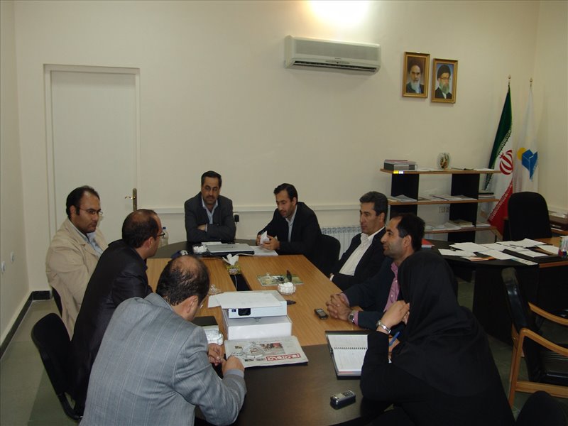 بررسی پروژه های مشارکتی با حضور مدیر مشاکت شهرداری و مدیران سازمان ترافیک