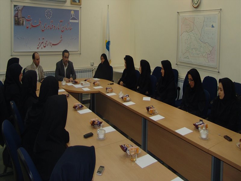 حضور صمیمی مشاور امور بانوان شهردار تبریز در جمع بانوان سازمان